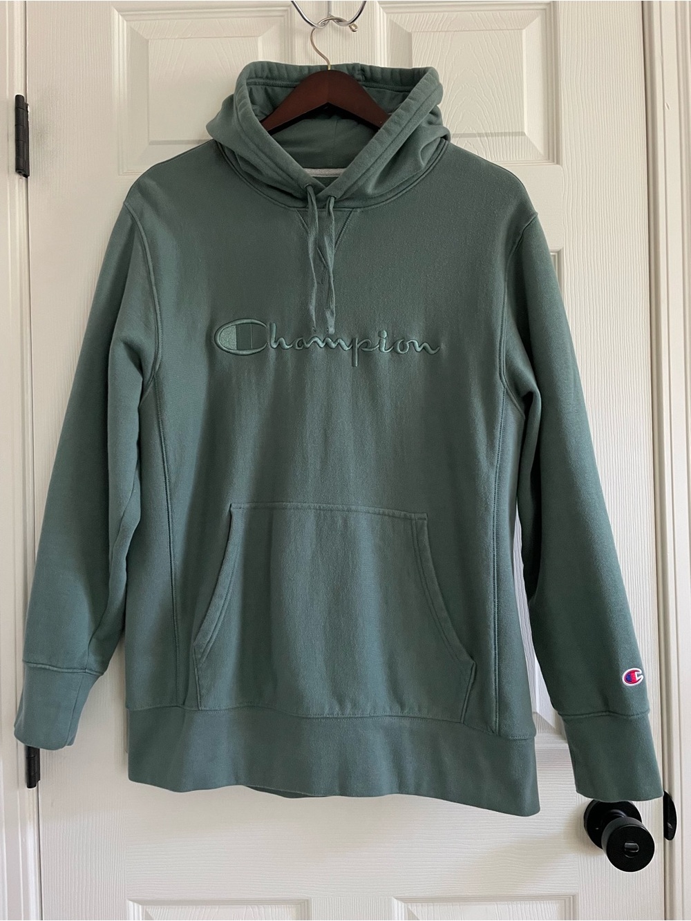 Champion Sage Green Hoodie Men’s L